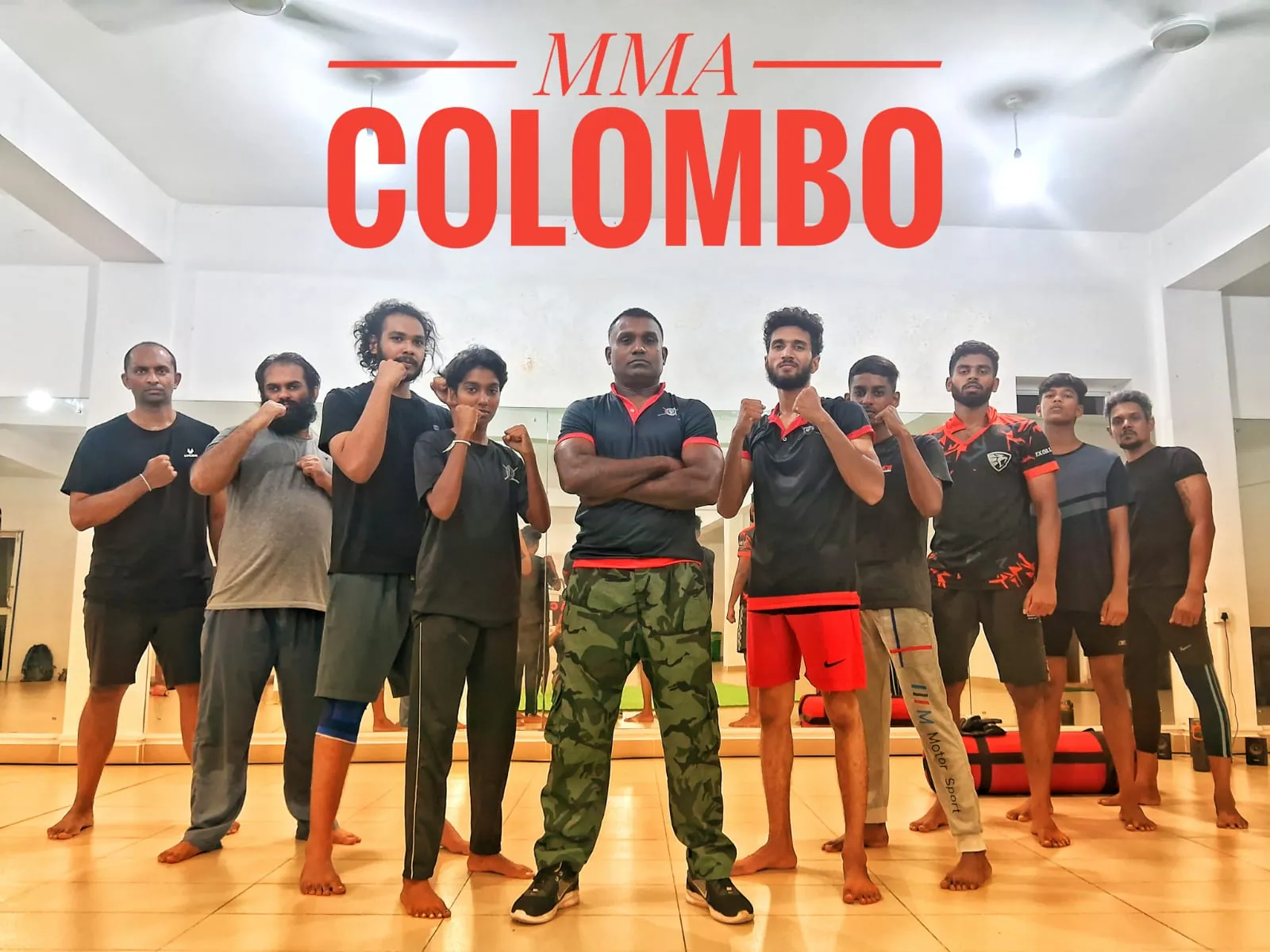 MMA Colombo team training at Kohuwala